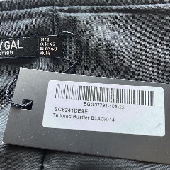 Tailored bustier- black NWT - Picture 5 of 5